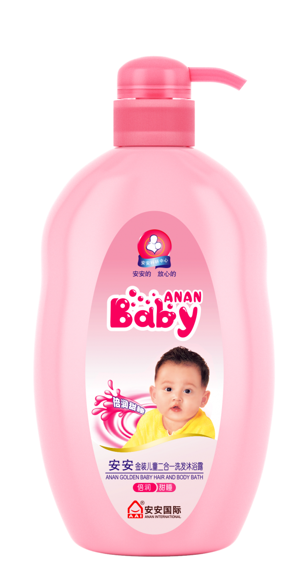 J9集团金装儿童二合一洗发洗澡露 倍润熟睡